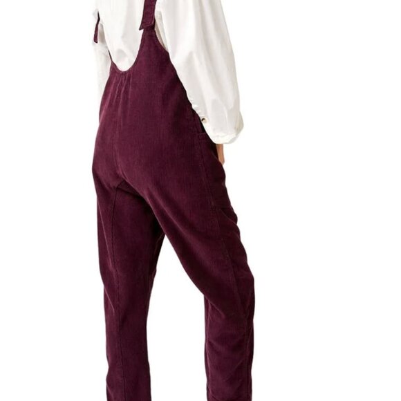 Free People High Roller Cord Jumpsuit - NWOT - Picture 4 of 6